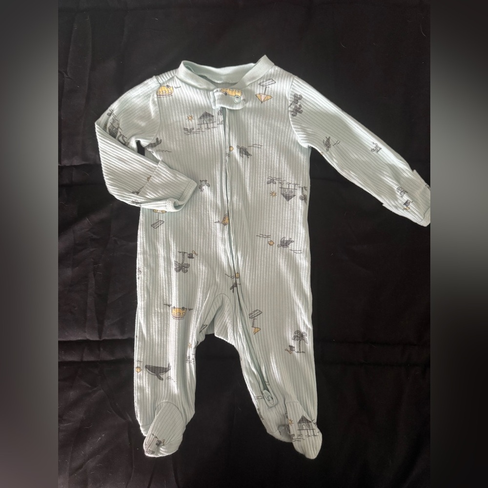 Carter's Blue Kids One Piece with Fun Prints